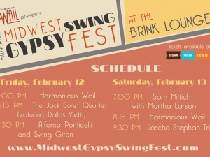 February 12-13, 2016 – Midwinter Midwest Gypsy Swing Festival