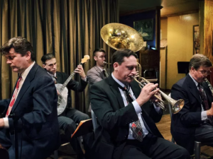 Madison Jazz Society Annual Free Year-end Party featuring the Chicago Cellar Boys @ Wyndham Garden Hotel – 1pm