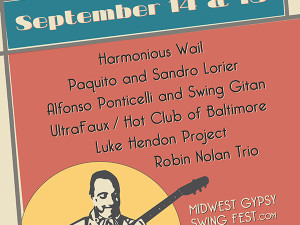Sept. 14th & 15th, 2018 – Midwest Gypsy Swing Fest