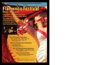 Flamenco Fest 2015 March 10th-15th