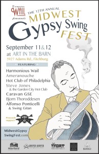 13th Annual Midwest Gypsy Swing Fest @ Art In the Barn | Oregon | Wisconsin | United States